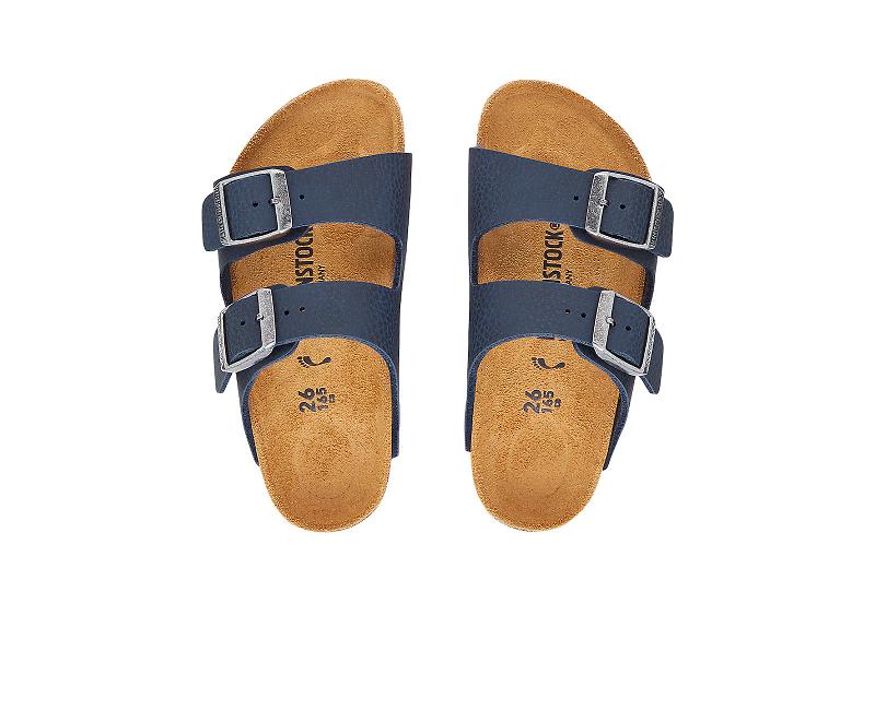 Birkenstock Birko Flor Narrow Arizona Børn Blå | DK 163YXF